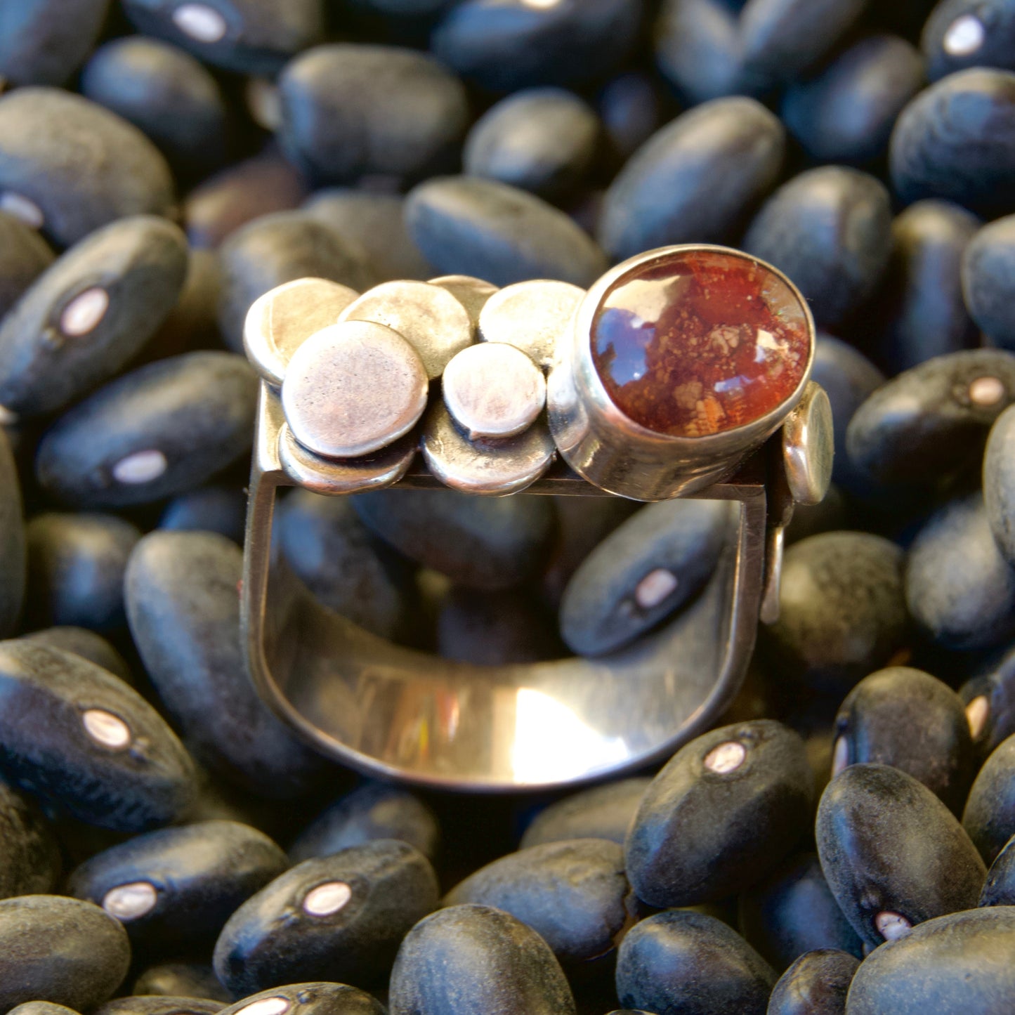 Amongst the Pebbles Opal Ring
