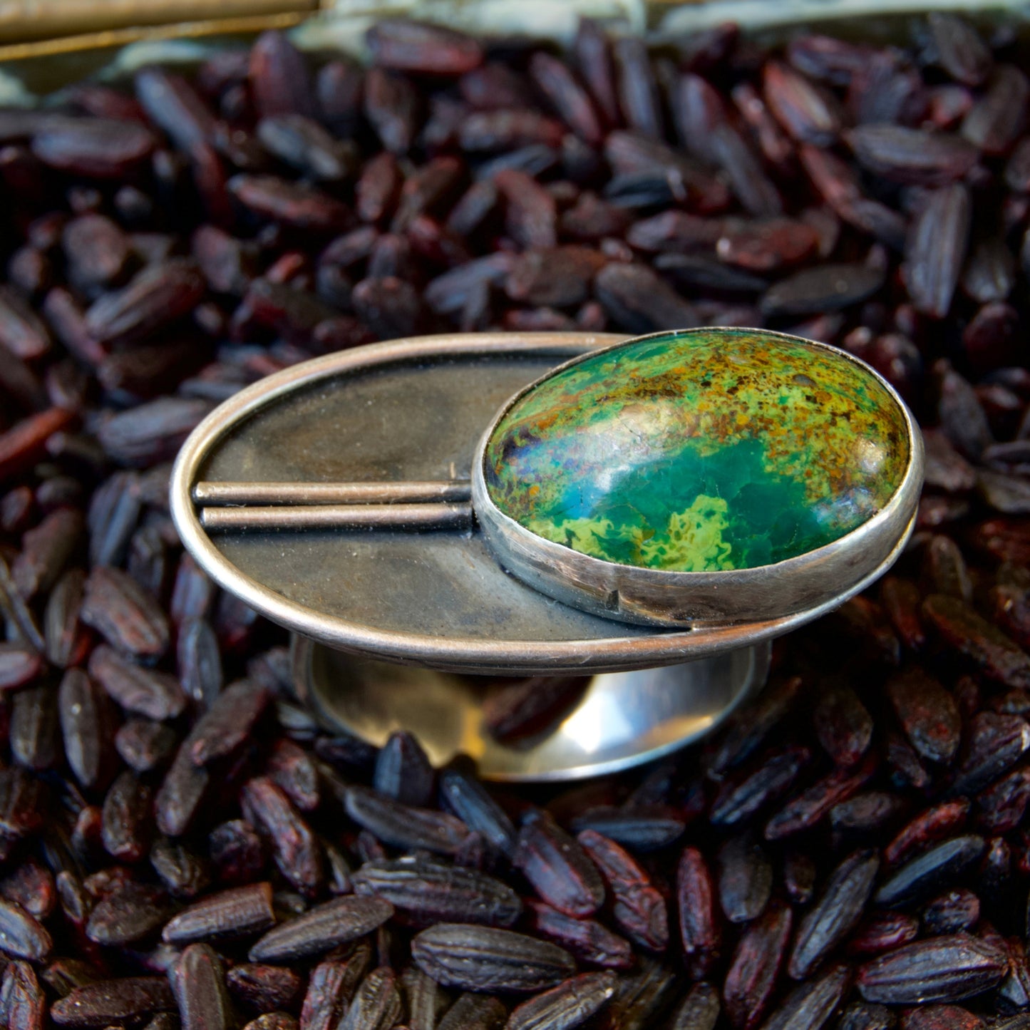 Cicada Chrysocolla Ring