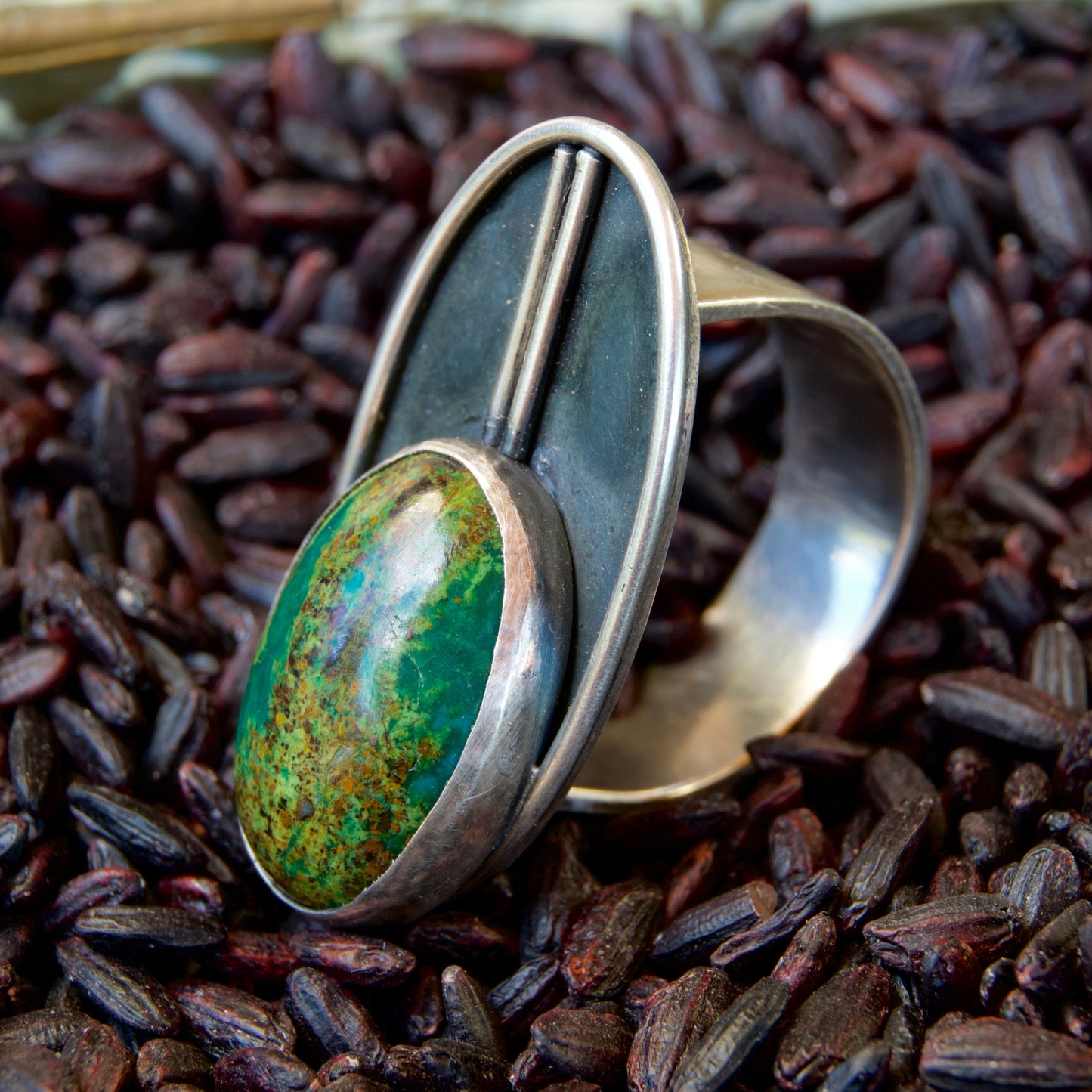 Cicada Chrysocolla Ring