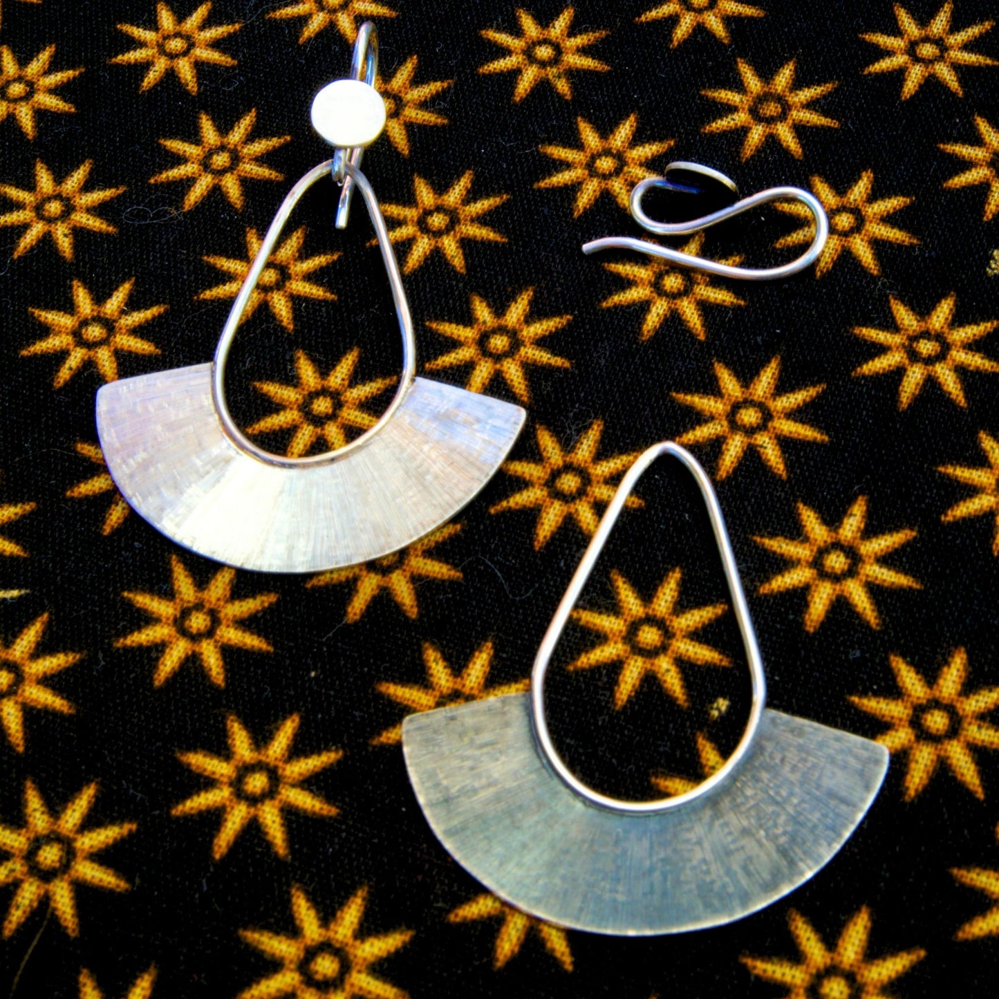 Night or Day Drops-Reversible Earrings