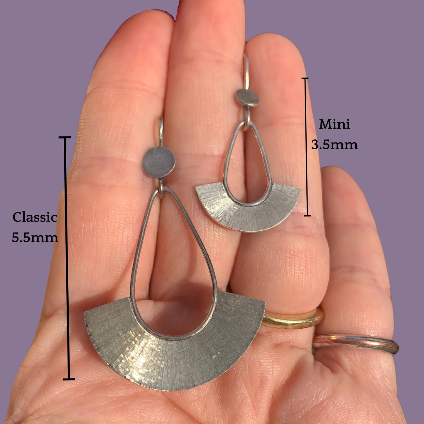 Night or Day Drops-Reversible Earrings