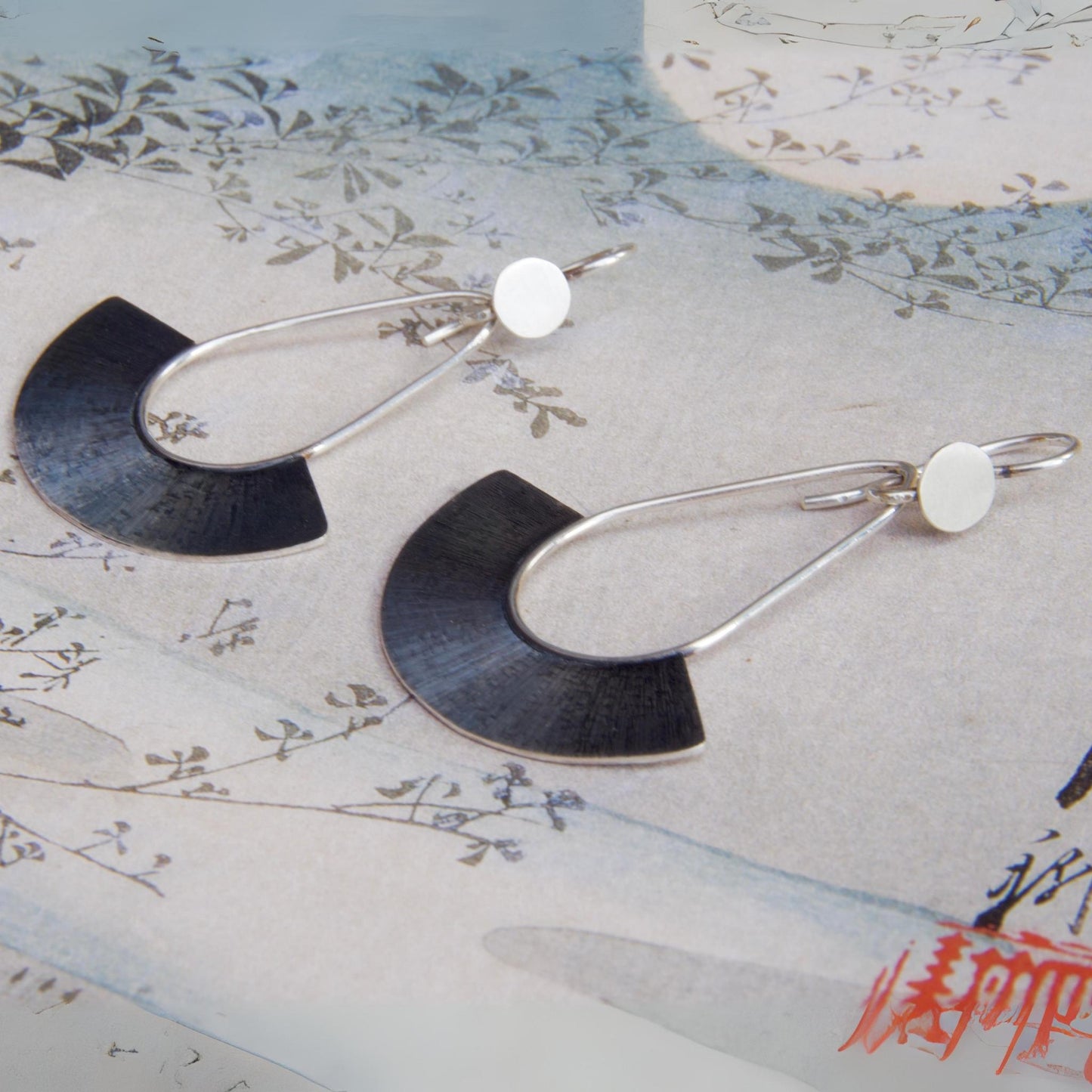 Night or Day Drops-Reversible Earrings