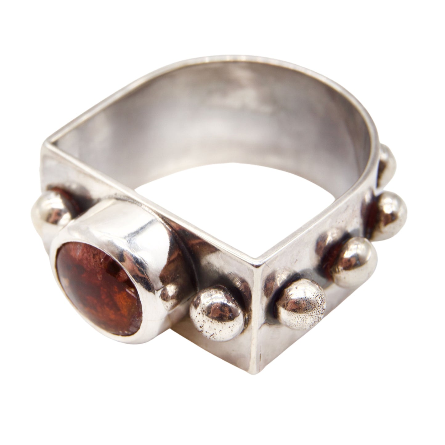 Rebel's Flame-Fire Opal Ring