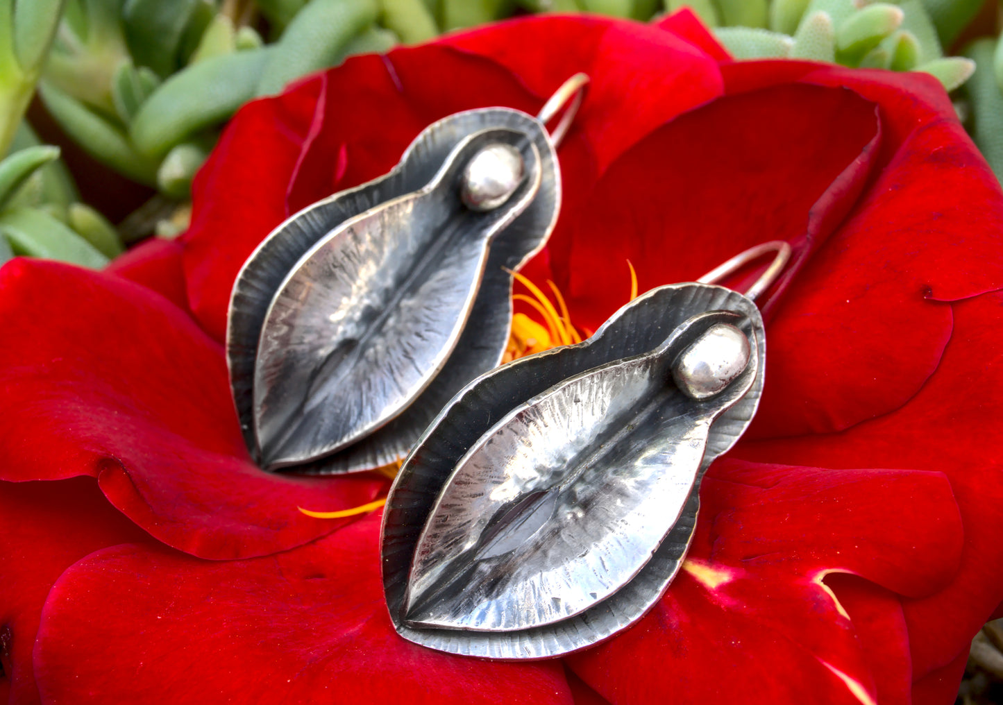 Sculptural Yoni Earrings