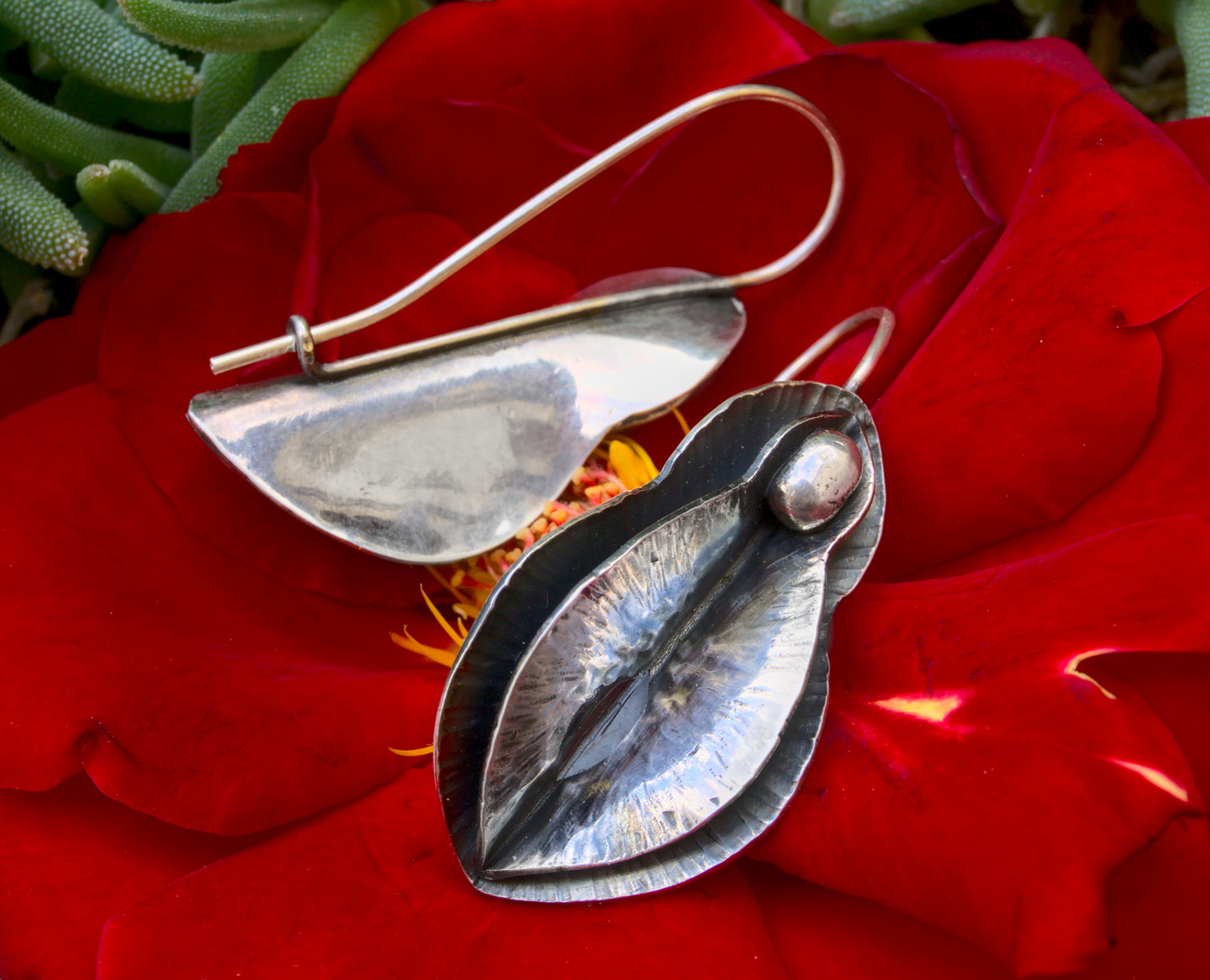 Sculptural Yoni Earrings