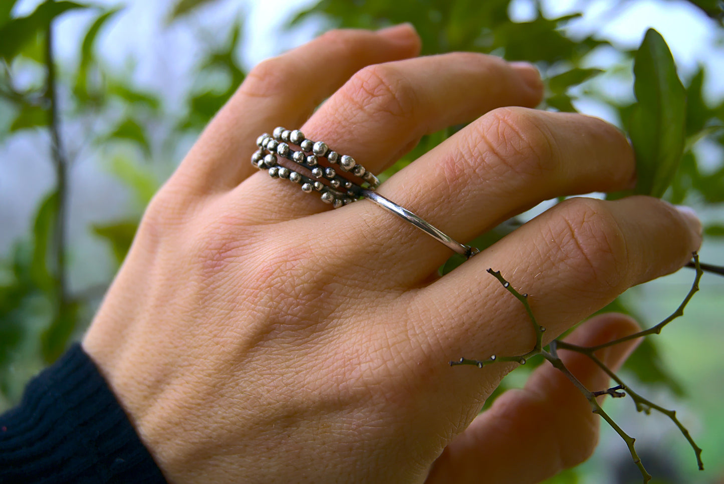 Infinity Two Finger Ring
