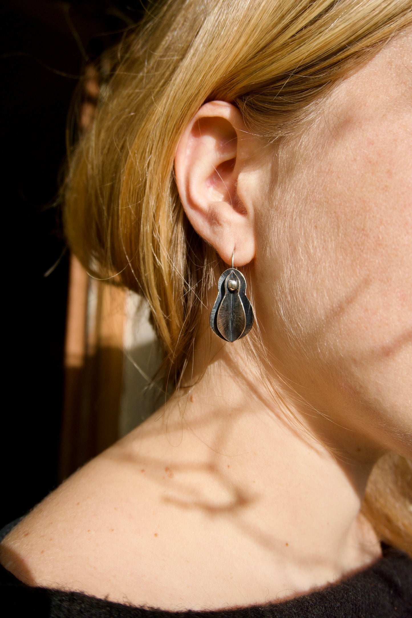 Sculptural Yoni Earrings
