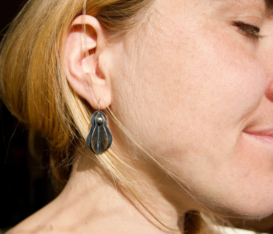 Sculptural Yoni Earrings