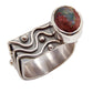Abstract Alchemy Ring-Blue Mexican Opal