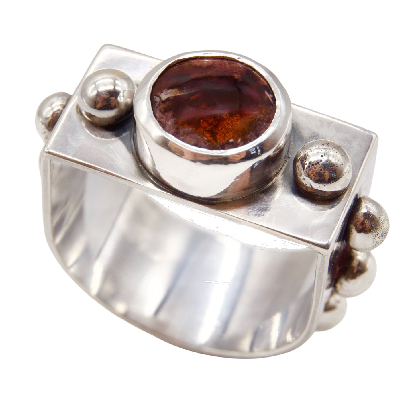 Rebel's Flame-Fire Opal Ring