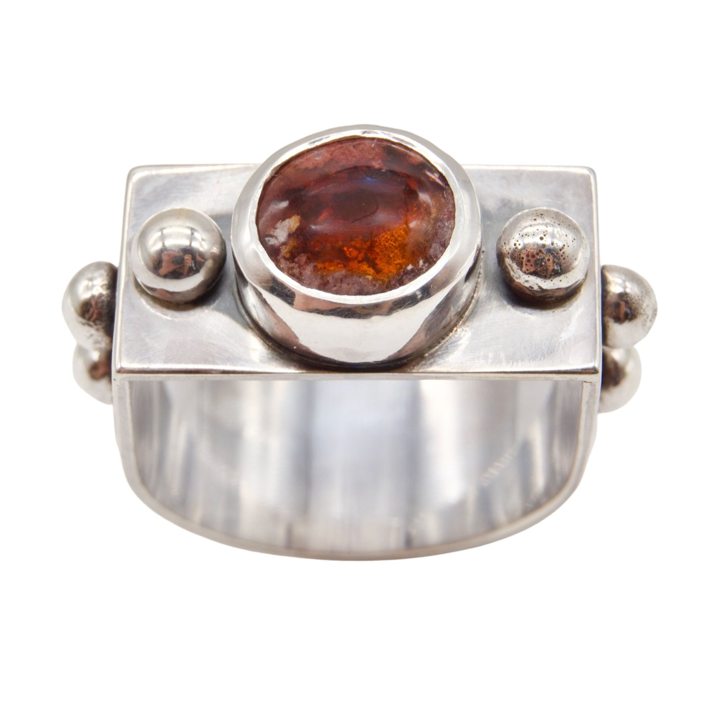 Rebel's Flame-Fire Opal Ring