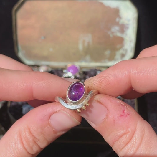 Amethyst Flow Ring