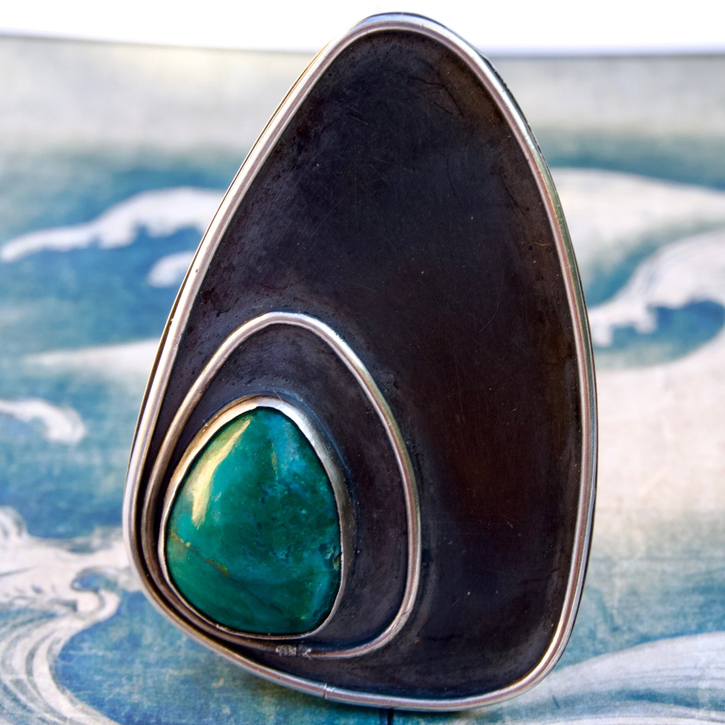 Ripples Chrysocolla Ring