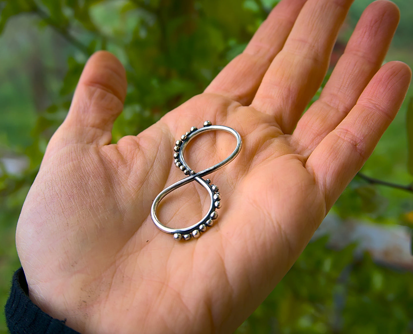 Infinity Two Finger Ring